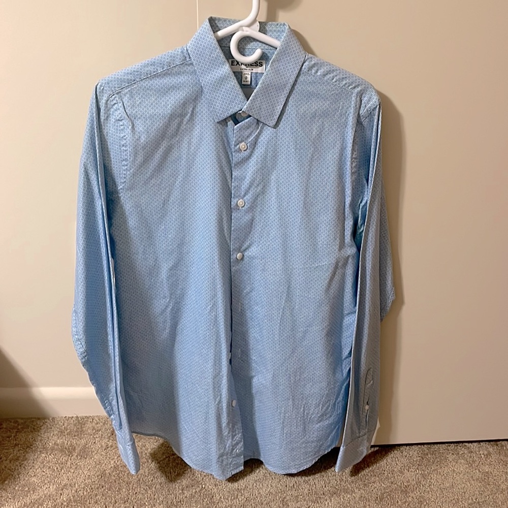 Express Medium Extra Slim Dress Shirt